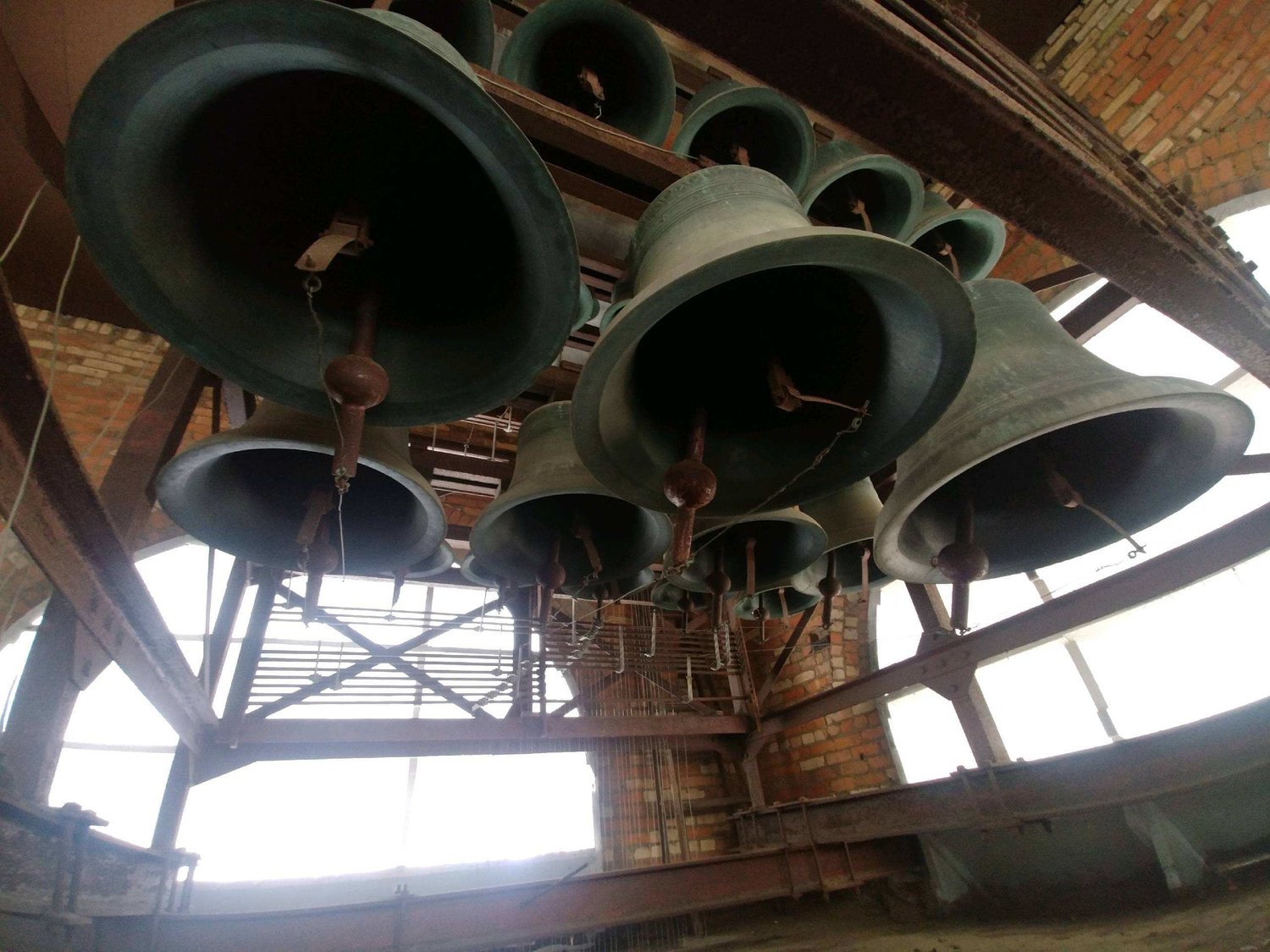 The bells in the Central United Methodist's bell tower were cast by a foundry in Holland.